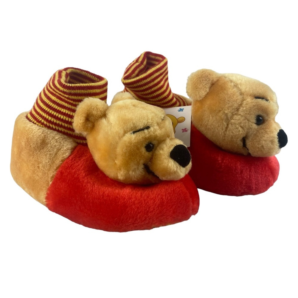 Winnie the Pooh Kids Slippers Size XL 11/12 NWT